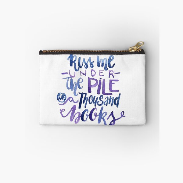 Item preview, Kiss Me Under the Pile of a Thousand books designed and sold by alicesboutique.