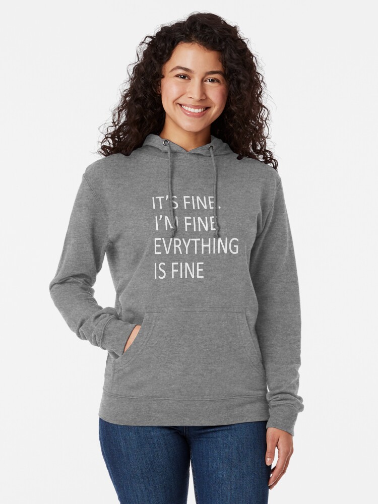 Funny Tee Introvert Shirt It's Fine I'm Fine Everything is Fine Shirt Funny Sarcastic Shirt Social Distancing Mom Shirt Workout Shirt