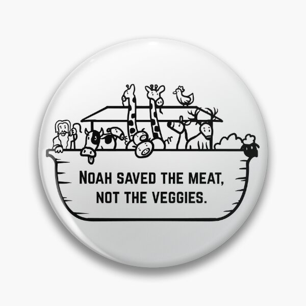 Item preview, Noah Saved The Meat Not The Veggies designed and sold by HalpinDesign.