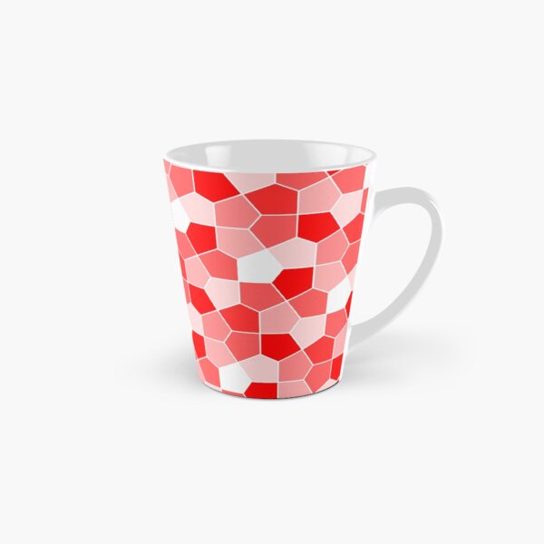 Cairo Pentagonal Tiles Red Tall Mug