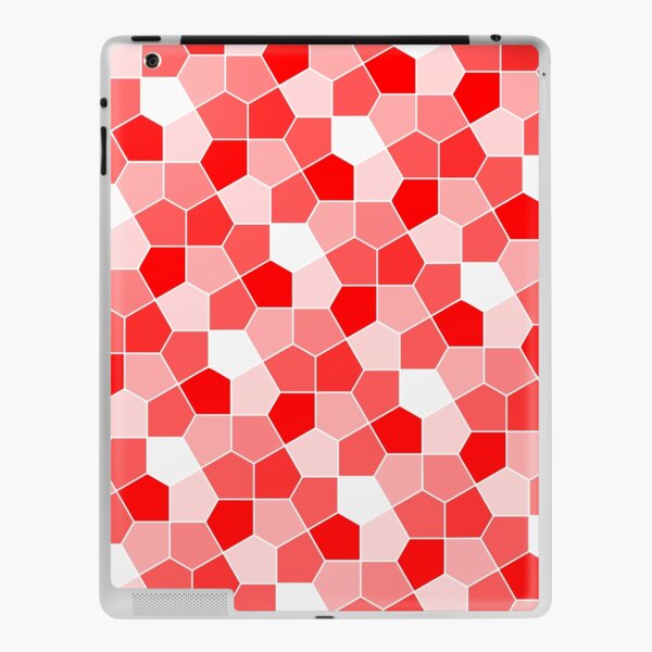 Cairo Pentagonal Tiles Red iPad Skin