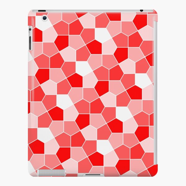 Cairo Pentagonal Tiles Red iPad Snap Case