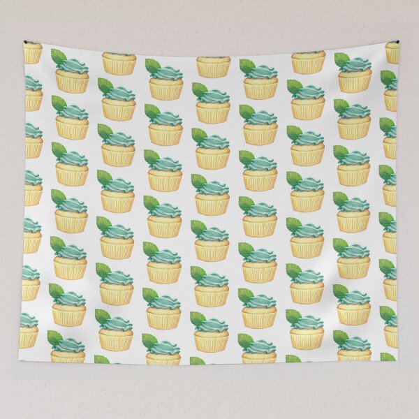 Item preview, Cupcake with the mint leaf designed and sold by Tatti-arts.