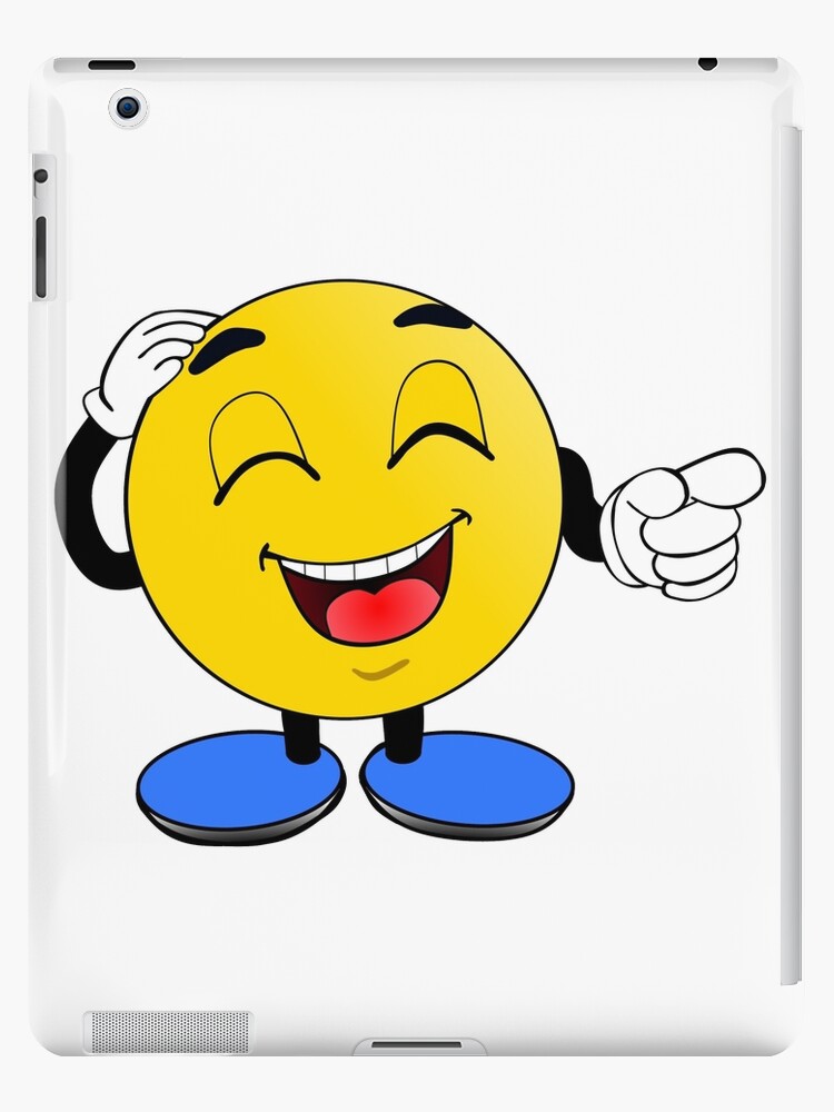 Funda y vinilo para iPad for Sale con la obra Emoticon de carita