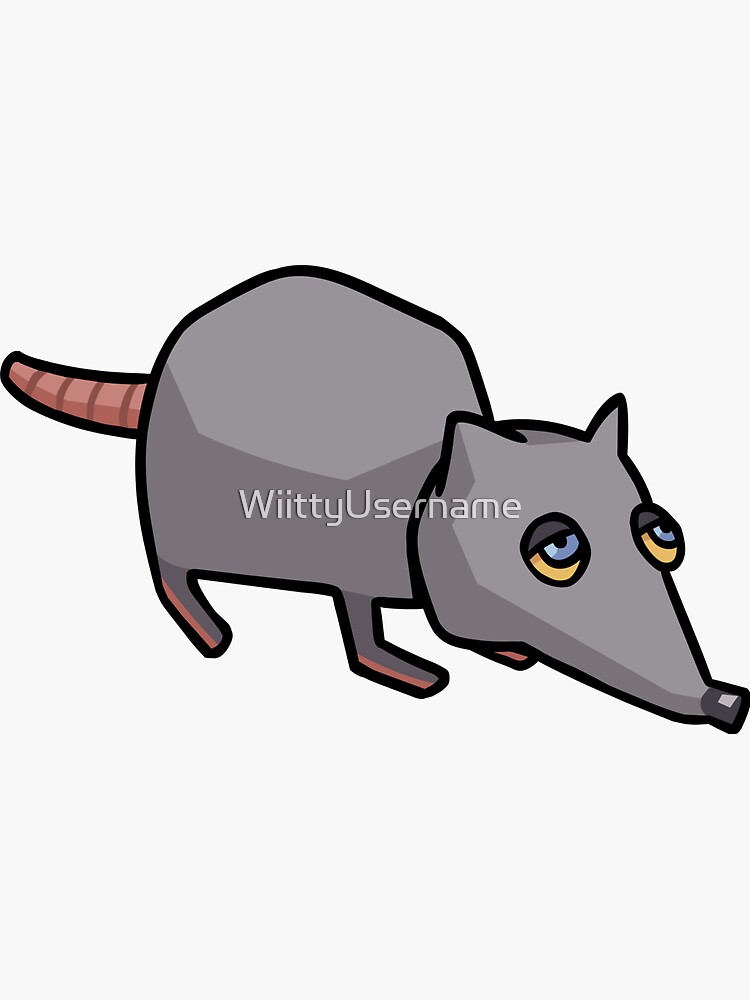 "The Giant Rat That Makes All of da Rules" Sticker for Sale by