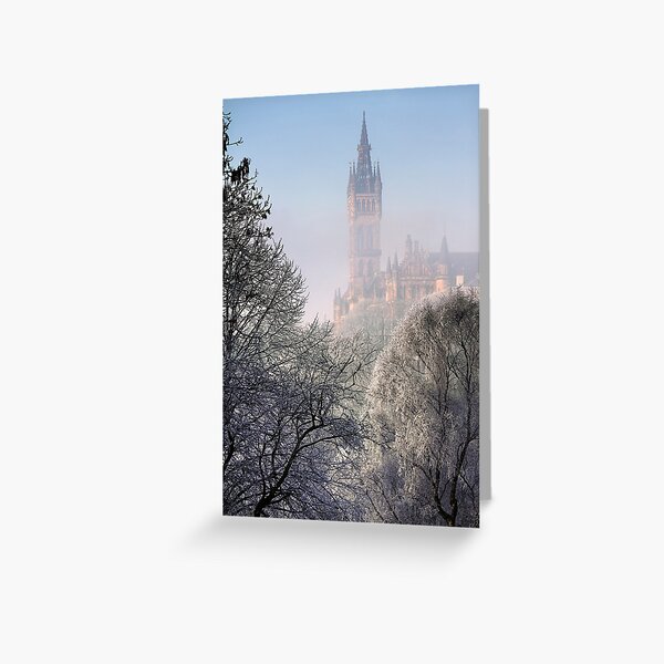 Kelvingrove Winter (3) Greeting Card