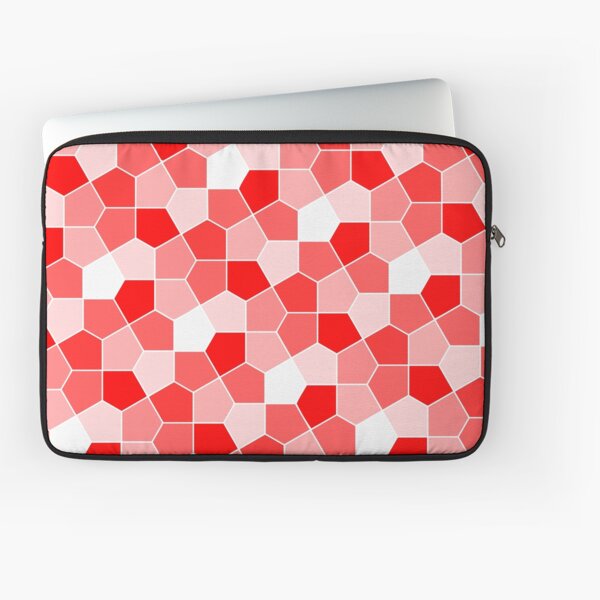 Cairo Pentagonal Tiles Red Laptop Sleeve