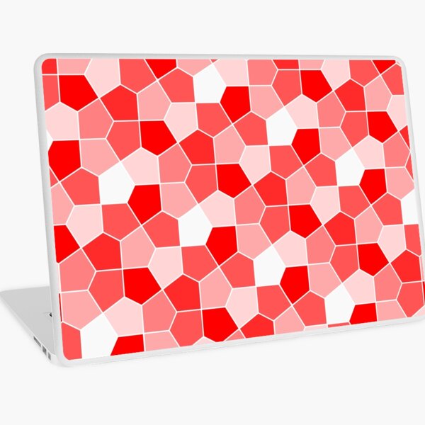 Cairo Pentagonal Tiles Red Laptop Skin