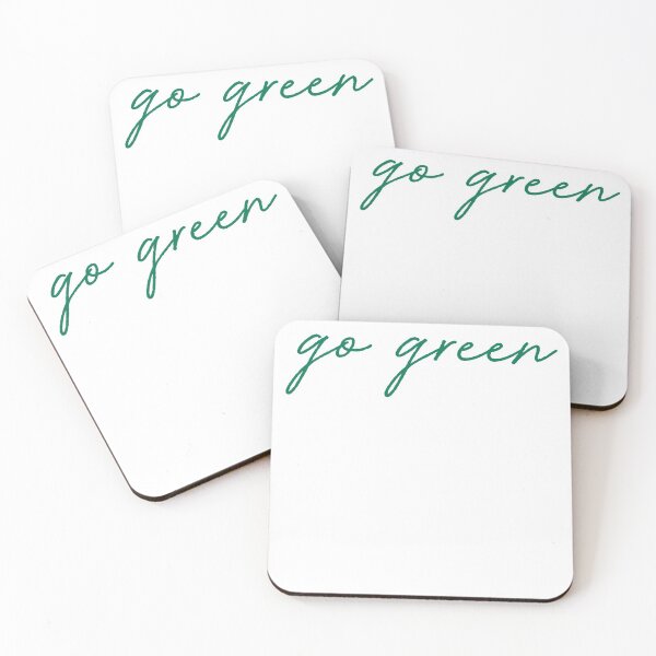 Item preview, go green cursive designed and sold by createdbysydd.