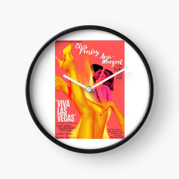 Viva Las Vegas (1964) - Filmplakatdesign Uhr