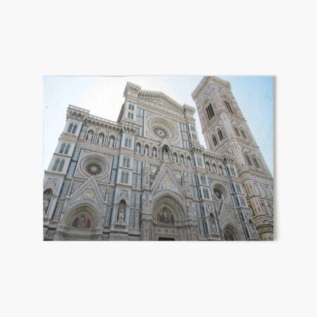 Cathedral of Santa Maria del Fiore in Florence photography Art Board Print