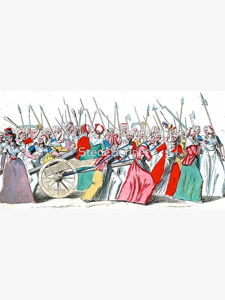 Disover Women's March on Versailles - The French Revolution October 1789 Premium Matte Vertical Poster