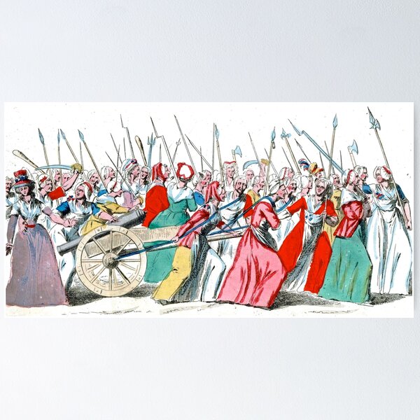 Item preview, Women's March on Versailles - The French Revolution October 1789 designed and sold by StedeBonnet.