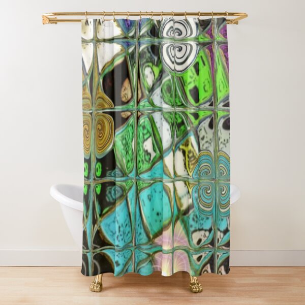 Flower Box Shower Curtain