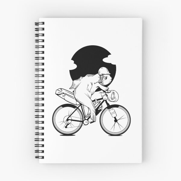 Item preview, Fish riding a bikepacking bike designed and sold by piedaydesigns.