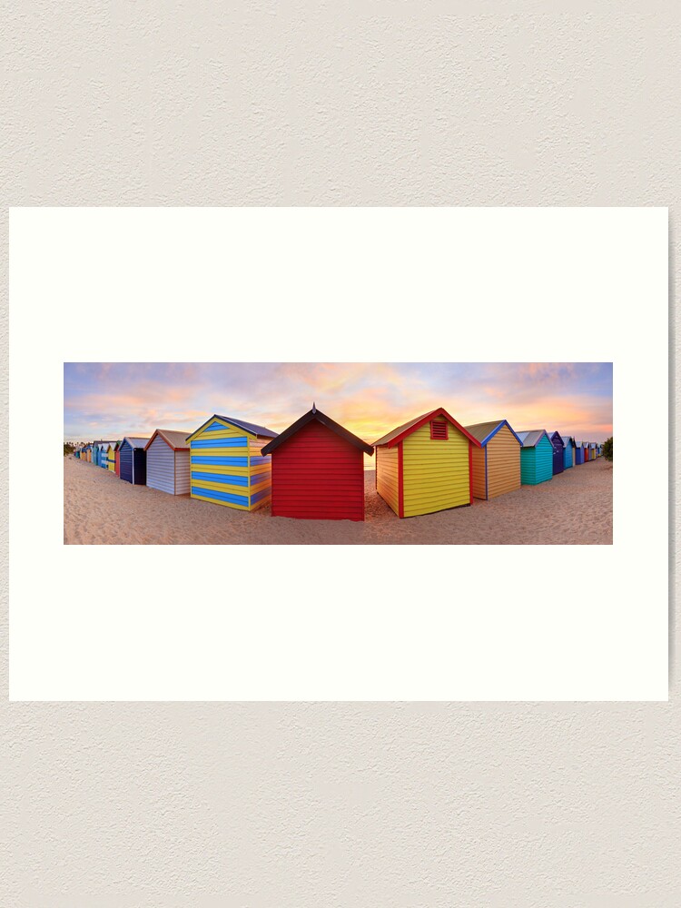 Alternate view of Brighton Beach Boxes, Melbourne, Victoria, Australia Art Print