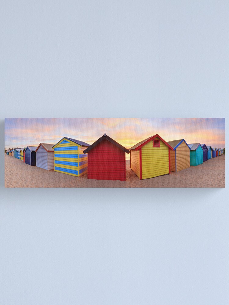 Alternate view of Brighton Beach Boxes, Melbourne, Victoria, Australia Canvas Print