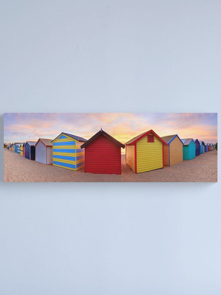 Alternate view of Brighton Beach Boxes, Melbourne, Victoria, Australia Canvas Print