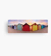 Brighton Beach Boxes, Melbourne, Victoria, Australia Canvas Print