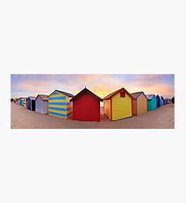 Brighton Beach Boxes, Melbourne, Victoria, Australia Photographic Print