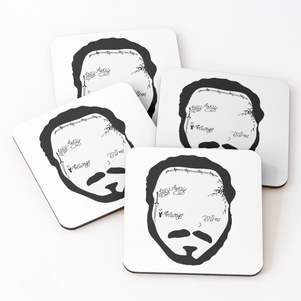 Post malone Coasters (Set of 4)