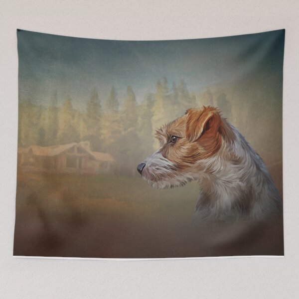 Item preview, Jack Russell Terrier. Drawing, illustration funny dog designed and sold by bonidog.