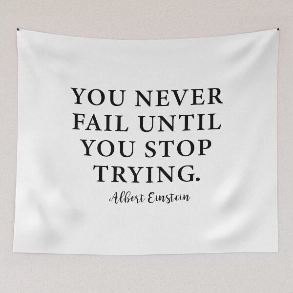 Item preview, You Never Fail Until You Stop Trying.  designed and sold by corbrand.