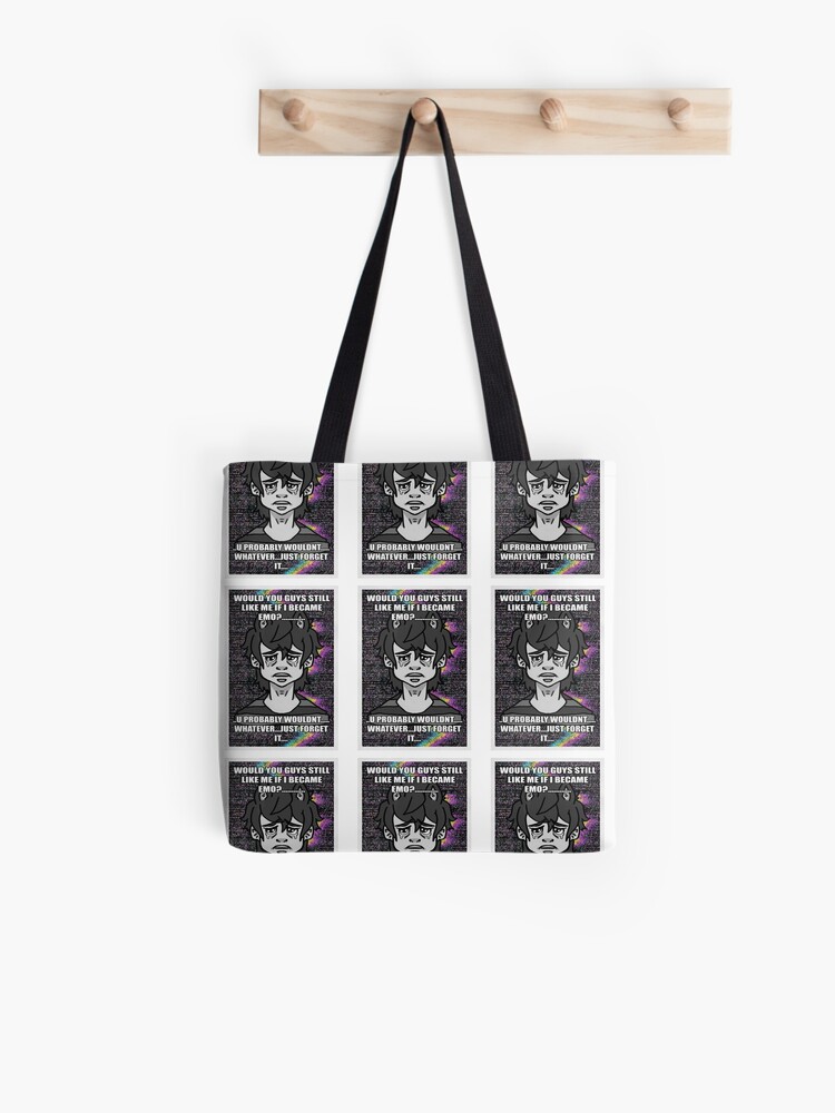Yeah I M Emo Tote Bag By Xsoy Boyx Redbubble