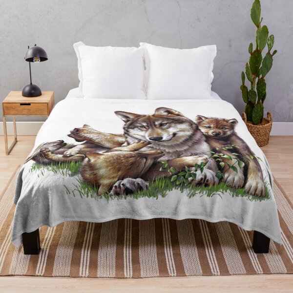 Item preview, Playful Wolf Pups designed and sold by Salmoneggs.