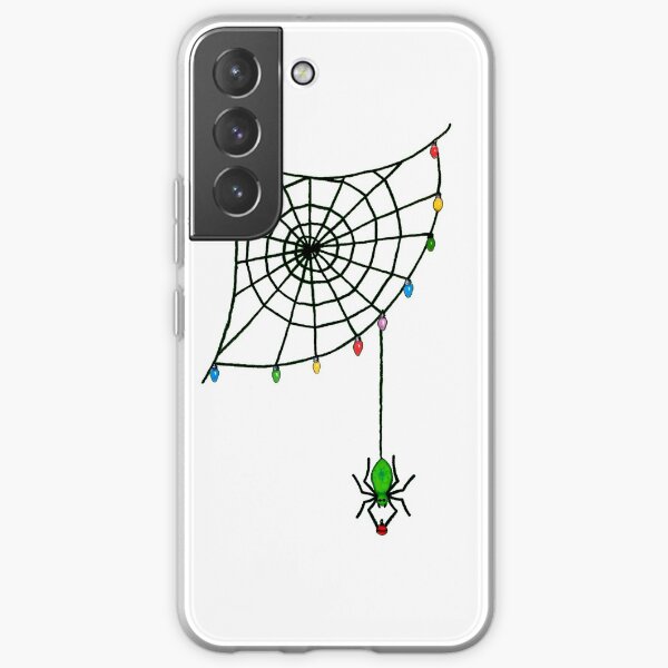 Christmas Spider Web Lights Goth Holiday Samsung Galaxy Soft Case