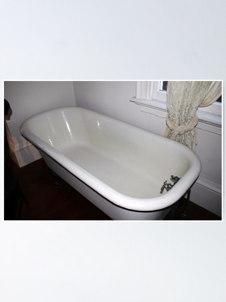 vintage bathtub