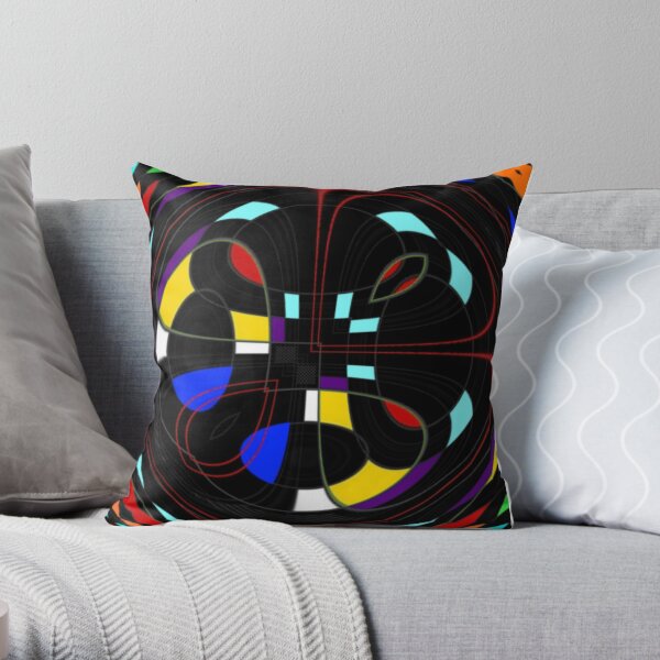 The Twisted Box Throw Pillow