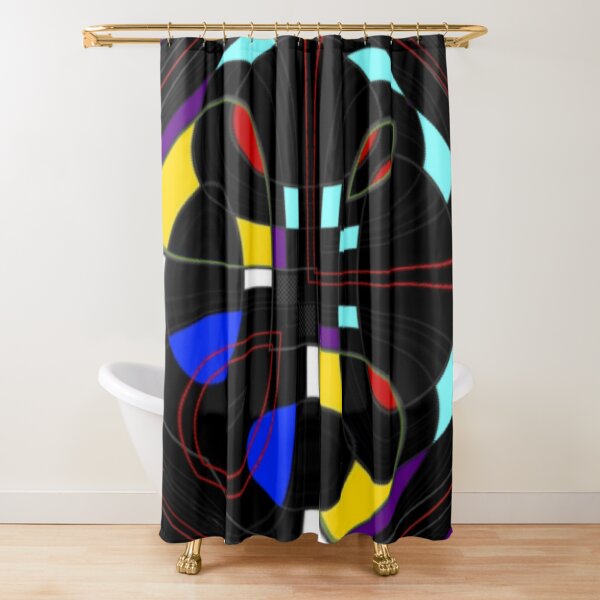 The Twisted Box Shower Curtain
