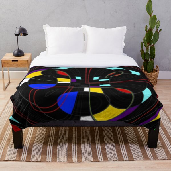 The Twisted Box Throw Blanket