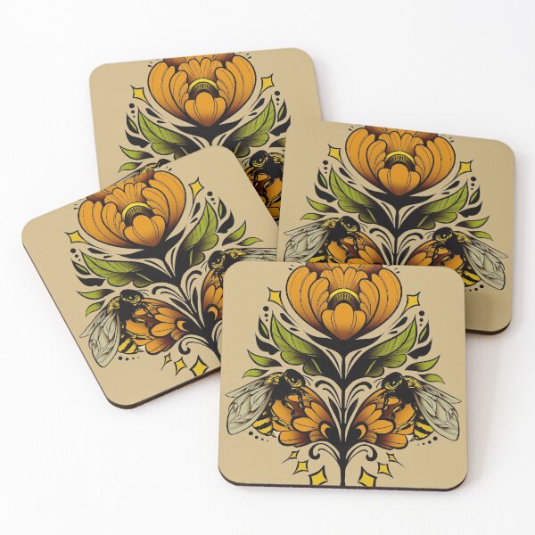 Item preview, Bees and Flower designed and sold by Peregrine  Jazmin.