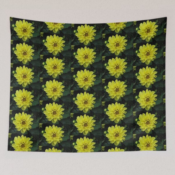 Item preview, Raindrops on Yellow Dahlia designed and sold by BlueMoonRose.