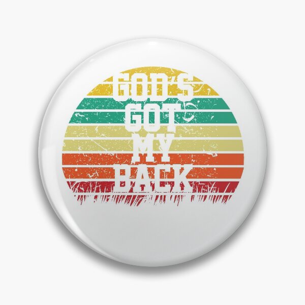 Item preview, God's Got My Back, Retro Sunset,  Christian Gift, Vintage, Sunset designed and sold by ChristianLife.