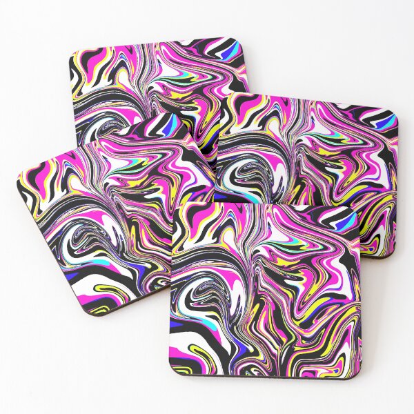Item preview, Galaxy Swirl - Pink Black Yellow designed and sold by Meliafroggy.