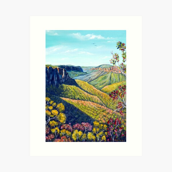 Item preview, Govetts Leap, Blue Mountains designed and sold by Linda Callaghan.
