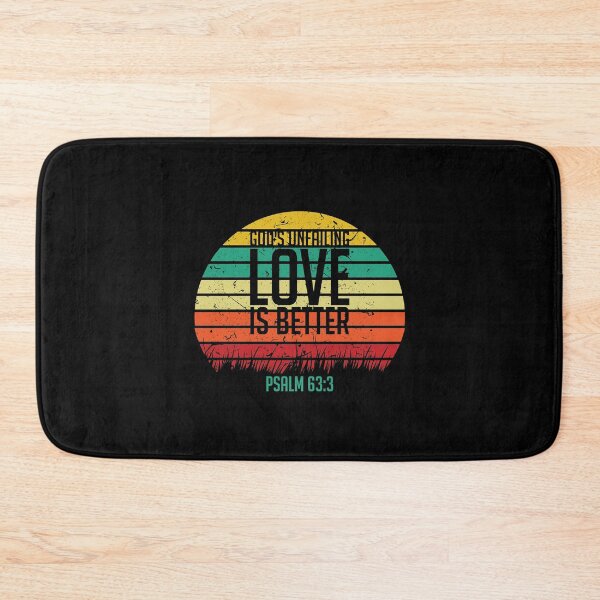 Item preview, God's unfailing Love Is Better, Retro Sunset,  Christian Gift, Vintage, Sunset designed and sold by ChristianLife.