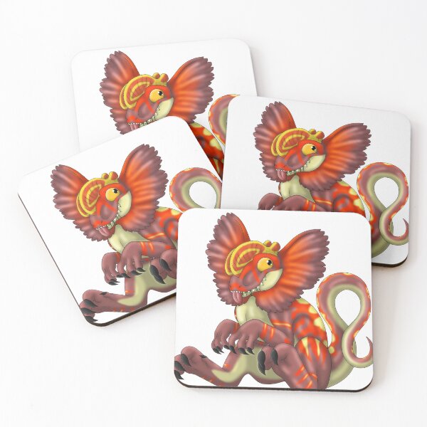 Item preview, Dilophosaurus: Crimson designed and sold by spyroid101.