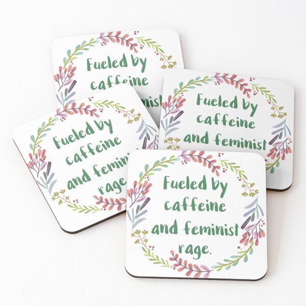 Item preview, Fueled By Caffeine and Feminist Rage designed and sold by chicalookate.