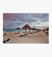 Grass Umbrellas Photographic Print