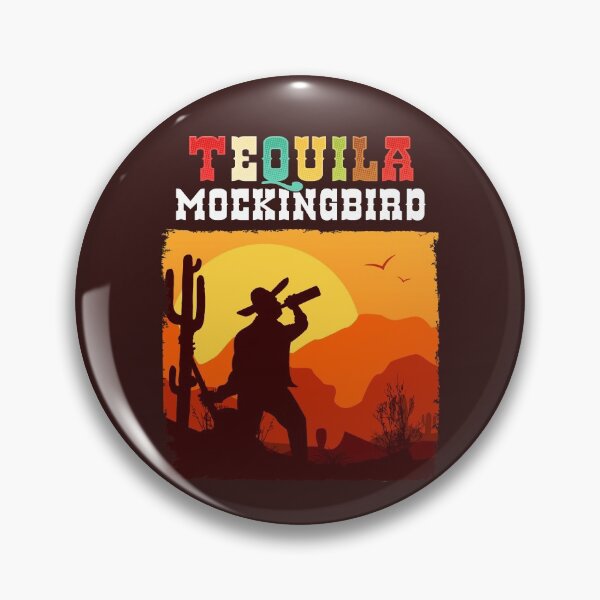 Item preview, Tequila Mockingbird Design Funny Cocktail Drinking Pun designed and sold by Maria Garcia.