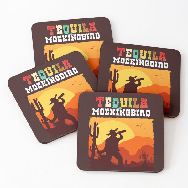 Item preview, Tequila Mockingbird Design Funny Cocktail Drinking Pun designed and sold by Maria Garcia.