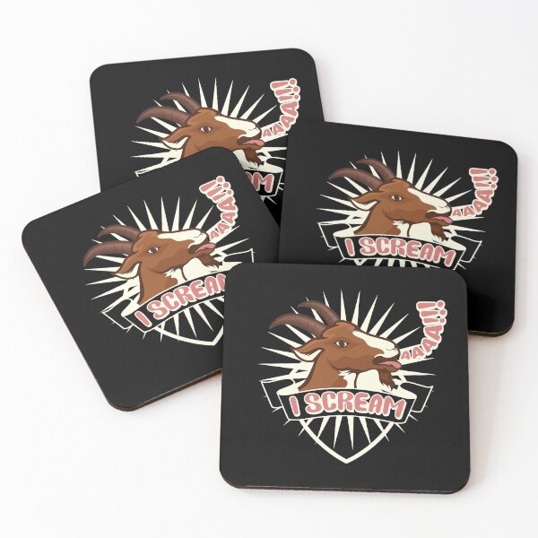 Item preview, Screaming Goat Happy Livestock & Cool Farm Animal designed and sold by Maria Garcia.