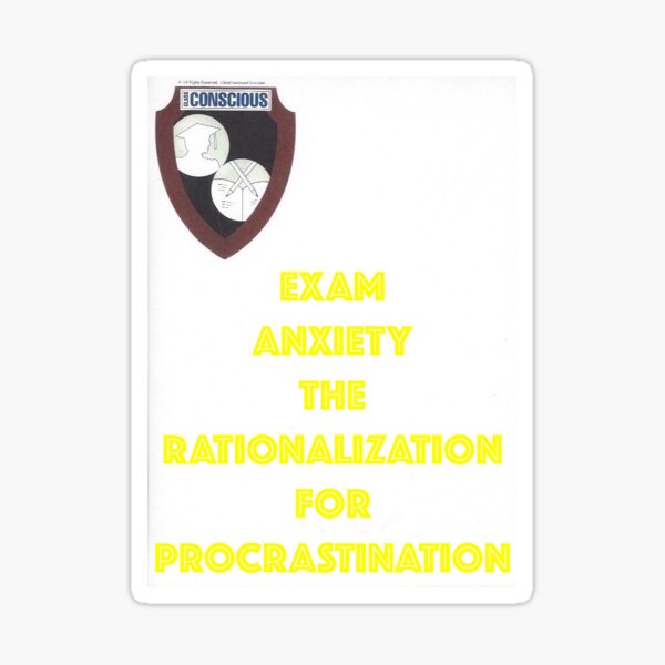 Item preview, EXAM ANXIETY-YELLOW designed and sold by CCCREW.