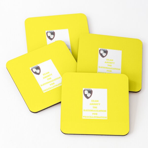 Item preview, EXAM ANXIETY-YELLOW designed and sold by CCCREW.