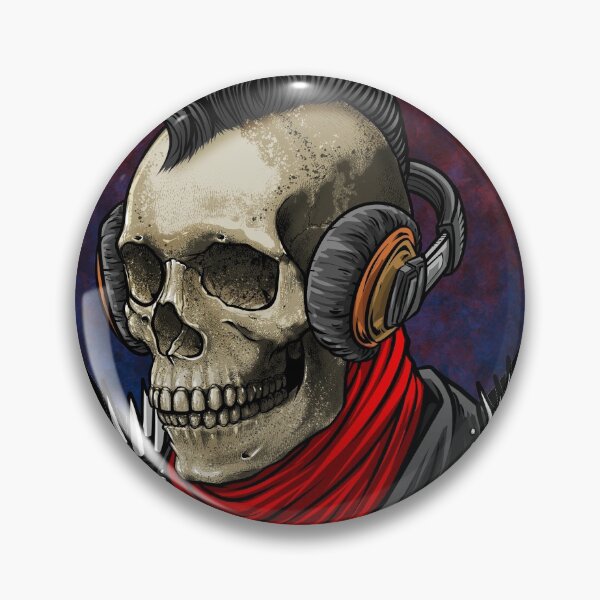 Item preview, Punk Rocker Skull designed and sold by Meliafroggy.