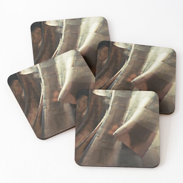 Item preview, Golden Abstract Wall Structure EMP Museum Seattle designed and sold by digitalvintage.
